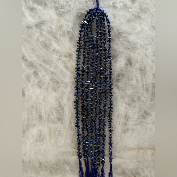 Lapis Lazuli Natural Gemstone 16in Strand - Picture 9 of 9